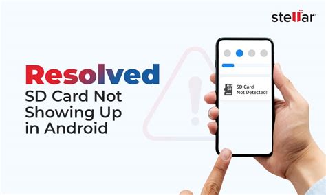 my sd card is not showing on my phone|How to Fix SD Card Not Showing Up on Android .